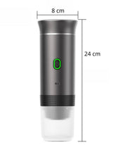 Máquina de Café Expresso Portátil Elétrica 3 em 1 Cápsulas e Pó Sem Fio