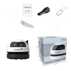 Mini Robô Aspirador de Pó Cleaner Recarregável USB