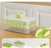 Molde de Cubo de Gelo com Compartimento e Caixa de Armazenamento