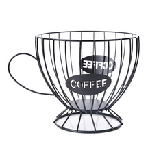 Porta-Cápsulas de Café em Ferro Elegante e Durável