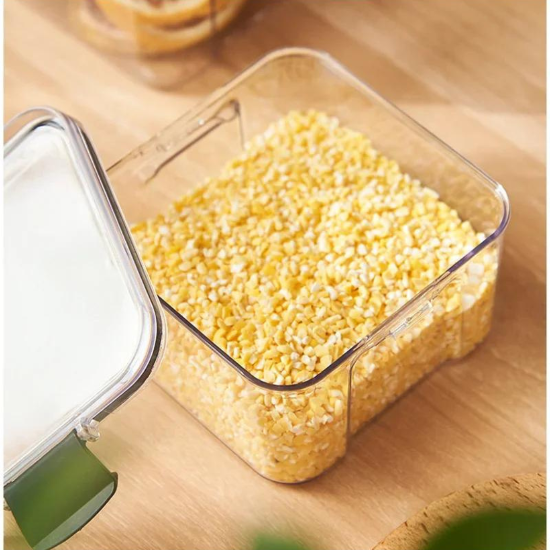 Pote de Armazenamento de Alimentos com Vedação à Prova de Umidade