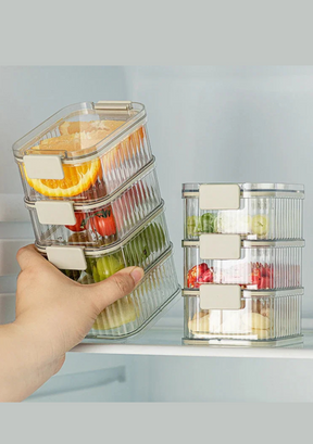 Pote de Vedação Empilhável Caixa de Armazenamento