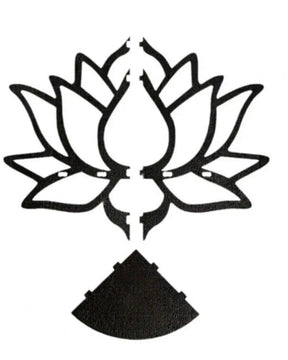 Prateleira de Canto de Parede em Madeira Estilo Boho