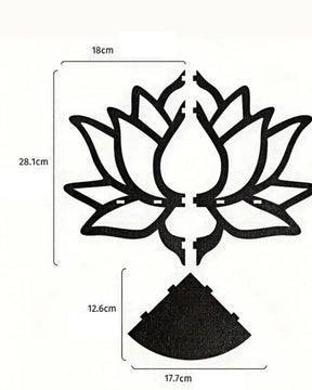 Prateleira de Canto de Parede em Madeira Estilo Boho