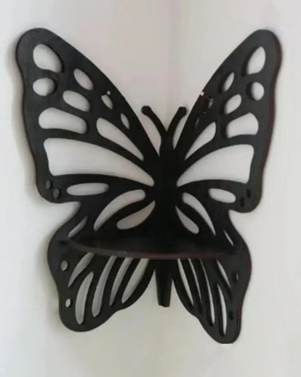 Prateleira de Canto de Parede em Madeira Estilo Boho