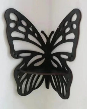 Prateleira de Canto de Parede em Madeira Estilo Boho