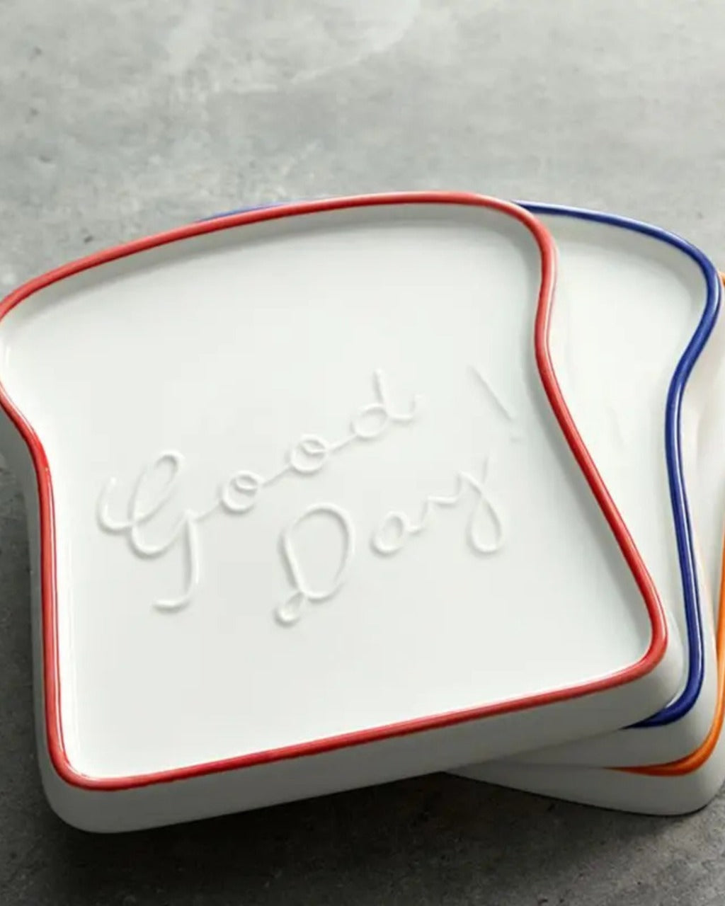 Prato de Cerâmica em Formato de Pão Ideal para Café da Manhã e Sobremesas