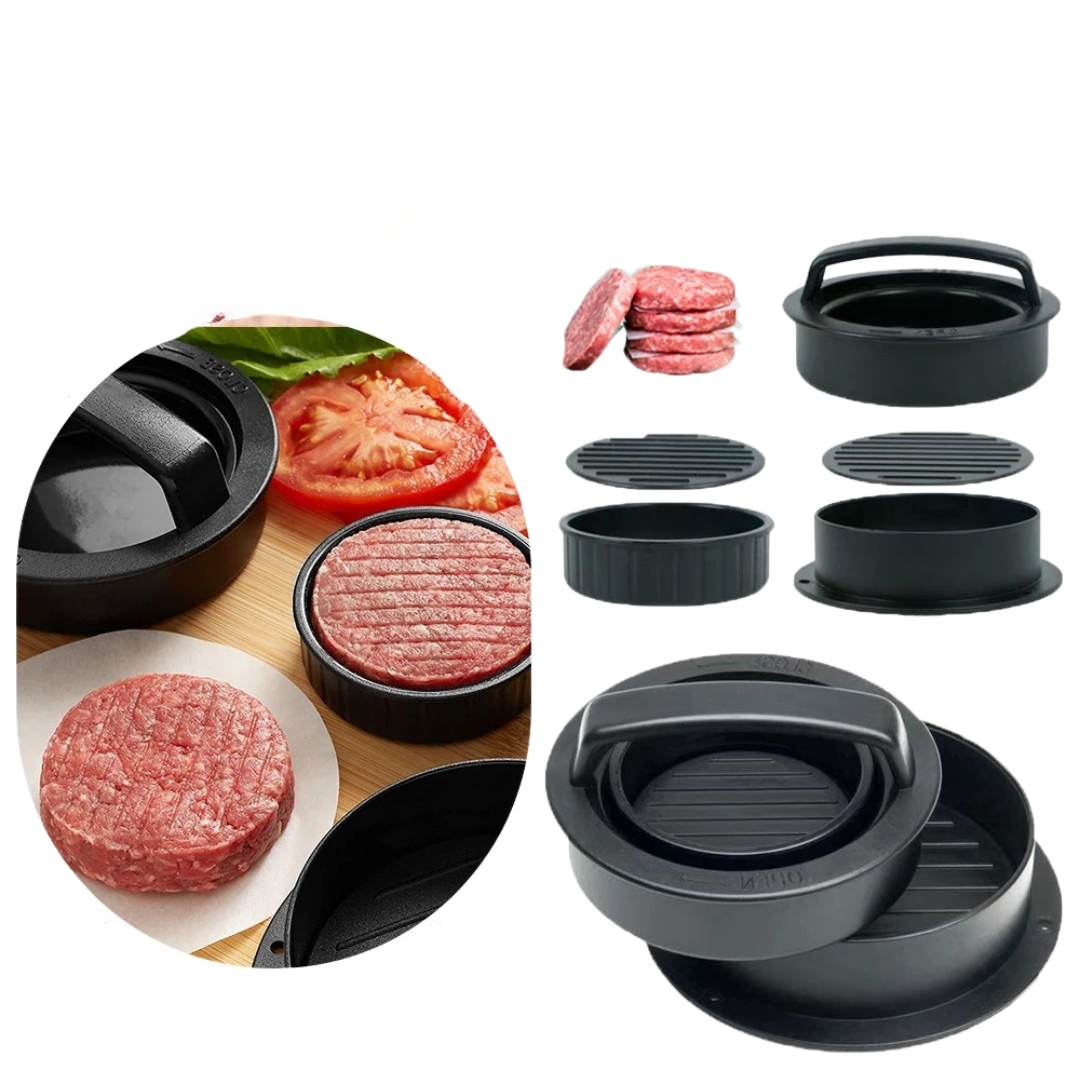 Prensa de Carne para Hambúrguer Antiaderente com Alça Ergonômica