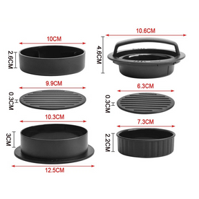 Prensa de Carne para Hambúrguer Antiaderente com Alça Ergonômica