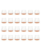 Protetores de Silicone para Pés de Cadeira com Feltro 360º  Kit 4 ou 24 Peças