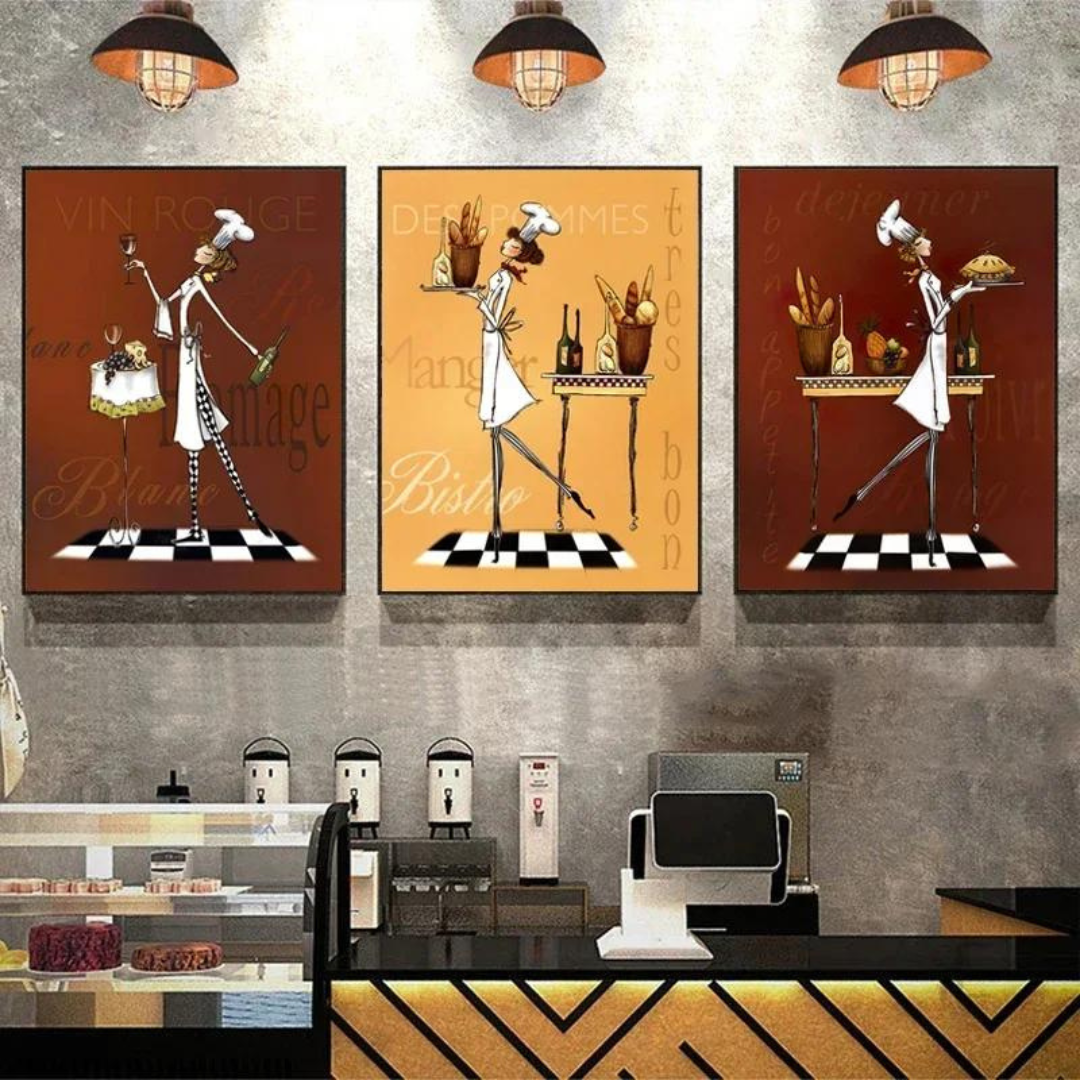 Cartaz para Quadro Decorativo para Cozinha Arte Moderna