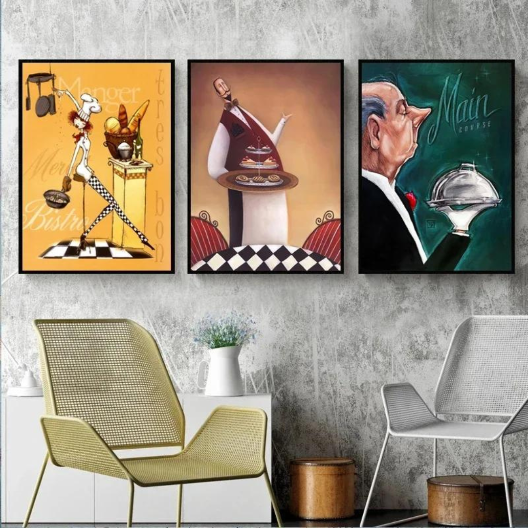 Cartaz para Quadro Decorativo para Cozinha Arte Moderna