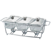 Rechaud Aquecedor de Alimentos Luxo para Buffet