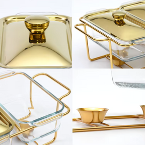 Rechaud Aquecedor de Alimentos Luxo para Buffet