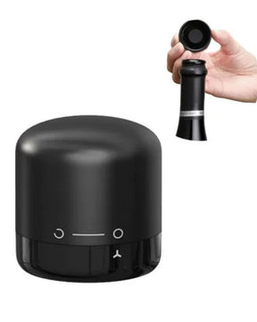 Rolha de Vinho e Espumante a Vácuo com Trava Giratória