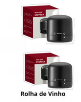 Rolha de Vinho e Espumante a Vácuo com Trava Giratória