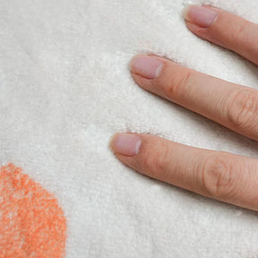 PROMO OUTLET - Tapete Redondo Infantil - Coleção Flor de Algodão