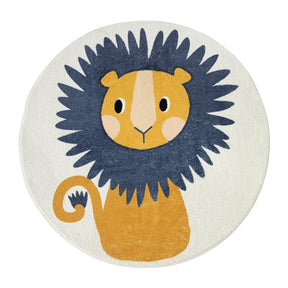 Tapete Decorativo Infantil Redondo - Coleção Fofura Animal