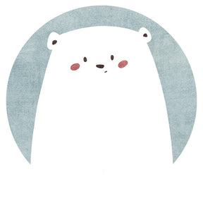 Tapete Decorativo Infantil Redondo - Coleção Fofura Animal