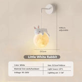 Luminária Infantil Nordic Rabbit & Bear