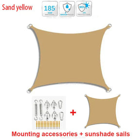 Toldo quadrado Portátil Impermeável Flexível e Resistente Com Proteção UV