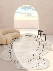 Tapete Decorativo Orgânico Abstrato Irregular - Coleção Atenas