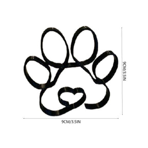 Esculturas artesanais de ferro - eu amo meu Cão!