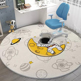 Tapete Redondo para Quarto Infantil - Coleção Astronauta