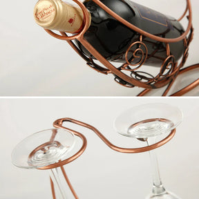 Suporte Decorativo para Vinhos Elegance