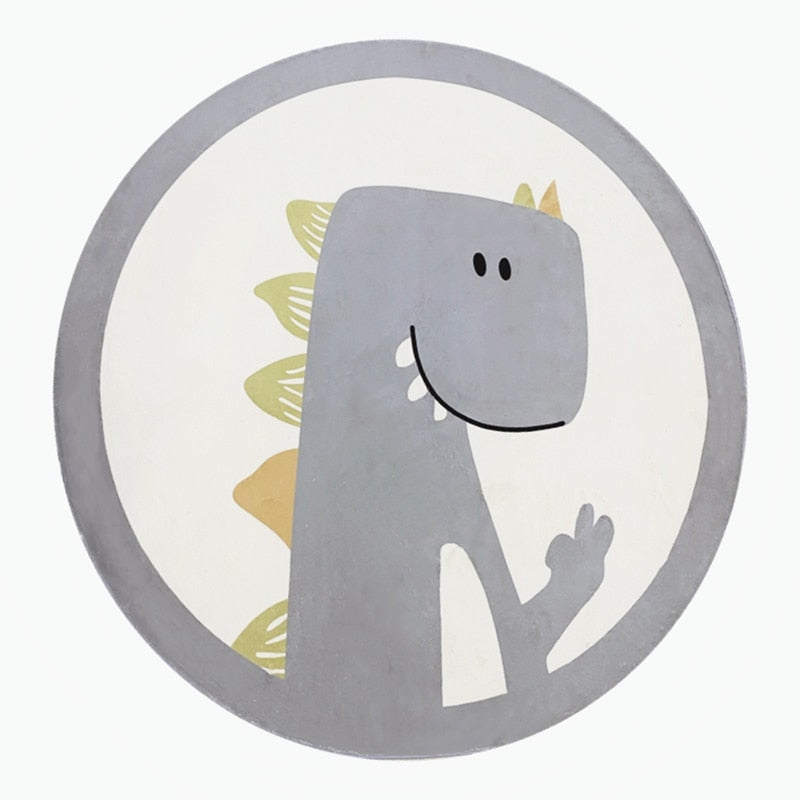 Tapete Decorativo Infantil Redondo - Coleção Fofura Animal