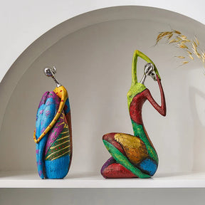 Escultura decorativa de Cerâmica Premuim - Coleção Essência Feminina