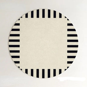 PROMO OUTLET - Tapete Decorativo Orgânico Moderno Redondo - Coleção Paris