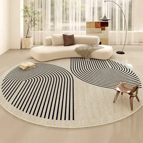 PROMO OUTLET - Tapete grande Redondo Organico para Sala Escritório - Coleção Egito