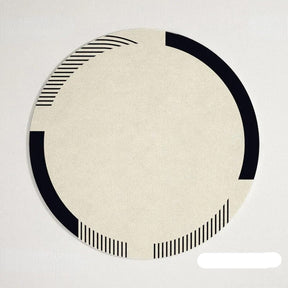 PROMO OUTLET - Tapete Decorativo Orgânico Moderno Redondo - Coleção Paris