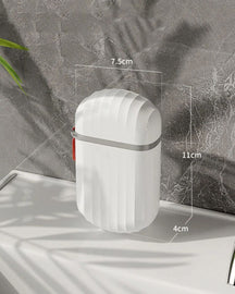 Saboneteira Portátil com Tampa Selada e Dreno para Viagem e Banheiro