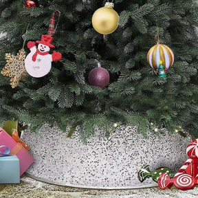 Saia para Árvore de Natal com Lantejoulas Impressas