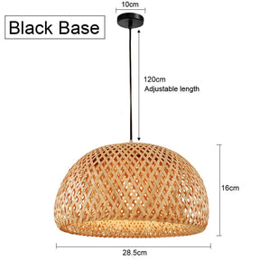 Luminária pingente decorativa de Bambu Artesanal - Sakura Ikiro Collection