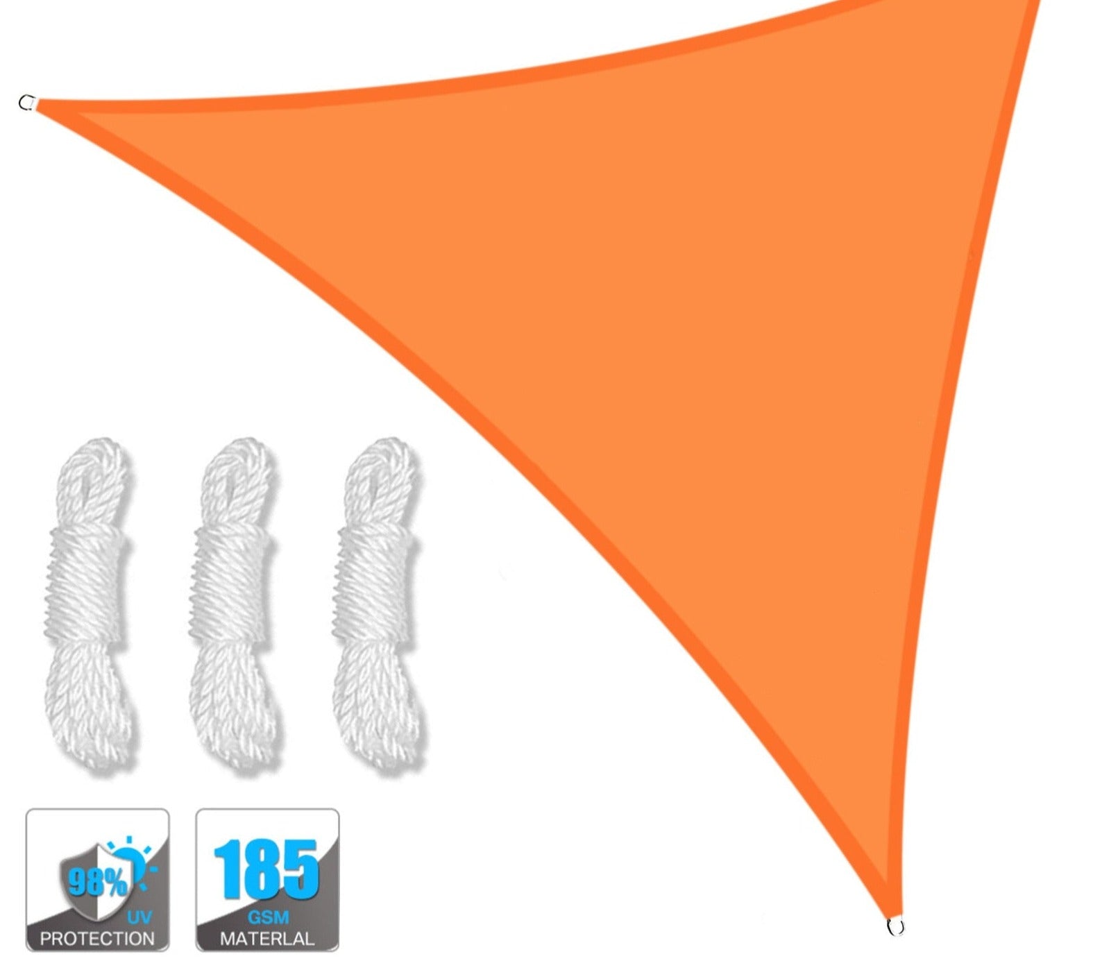 Toldo Triangular Portátil Impermeável Flexível e Resistente Com Proteção UV