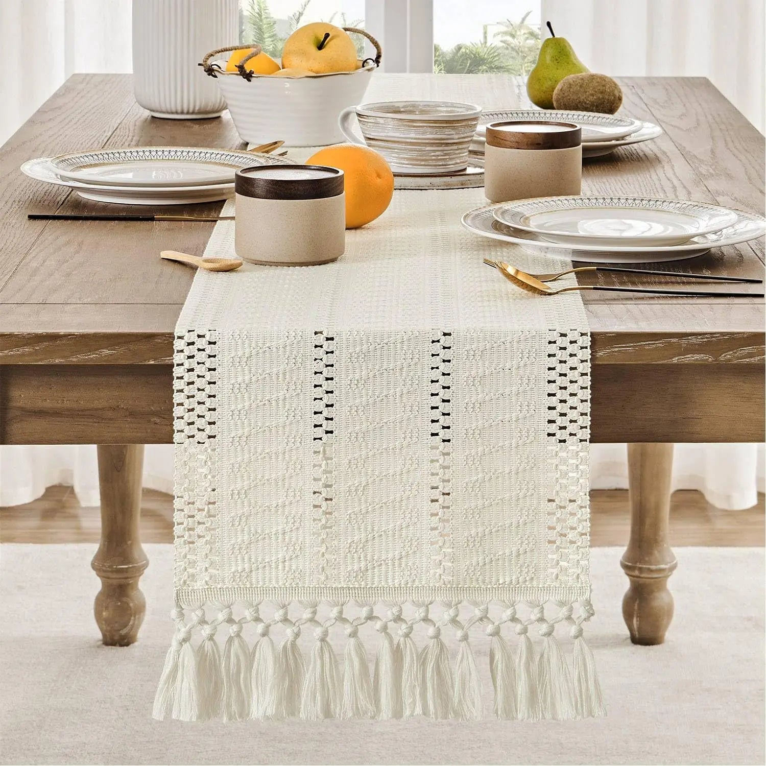 Caminho de Mesa para Decorar com Estilo Boho