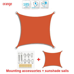 Toldo quadrado Portátil Impermeável Flexível e Resistente Com Proteção UV