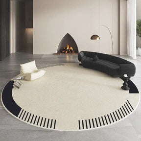 PROMO OUTLET - Tapete Decorativo Orgânico Moderno Redondo - Coleção Paris