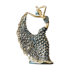 Escultura Abstrata Elegância em Movimento: A Beleza da Dança em Forma de Arte