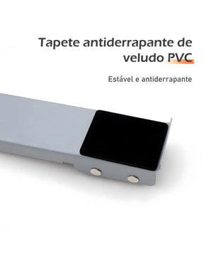 Suporte Móvel com Rodinhas Ajustável para Geladeira Máquina de Lavar e Móveis