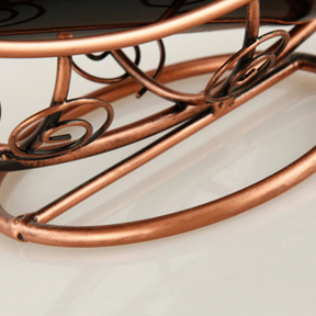 Suporte para Vinho e Taças em Metal