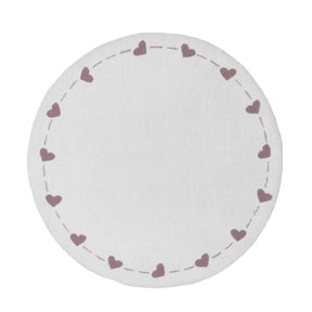 Tapete Infantil Redondo Coleção Amor Perfeito