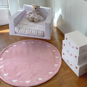 Tapete Infantil Redondo Coleção Amor Perfeito