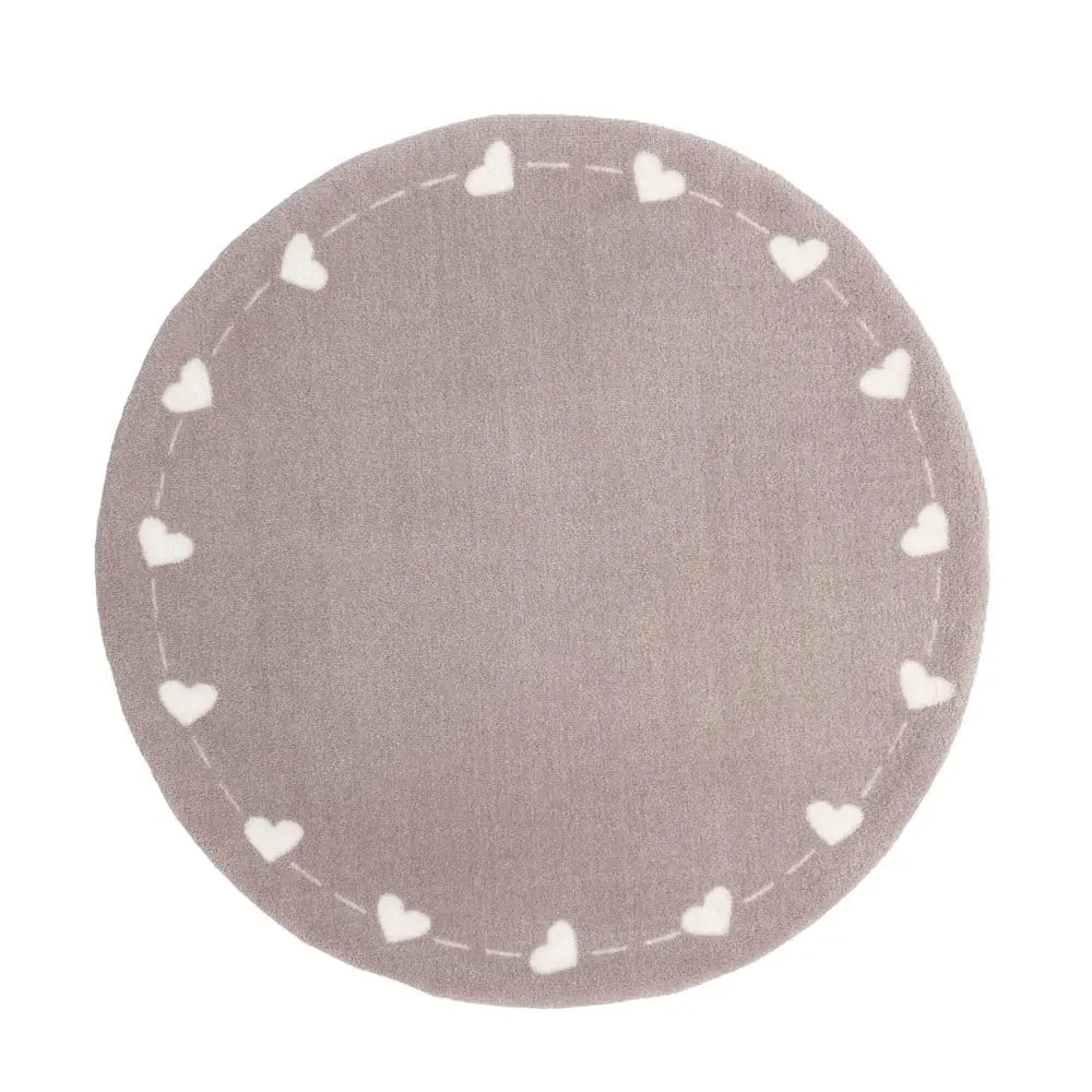 Tapete Infantil Redondo Coleção Amor Perfeito