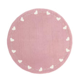 Tapete Infantil Redondo Coleção Amor Perfeito