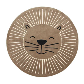 Tapete Infantil Redondo Coleção Safari Fun