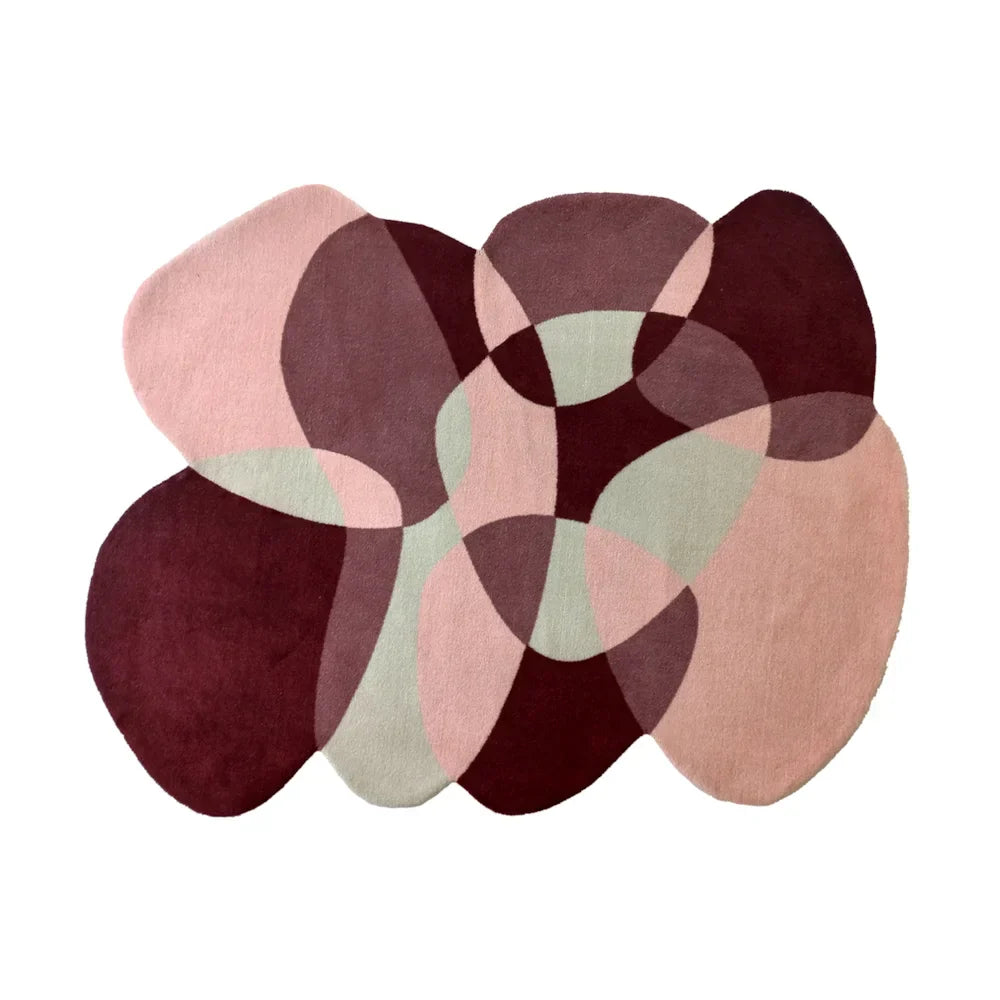 Tapete Orgânico Abstrato Grande - Coleção Flow